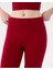 Kırmızı Şortlu Yoga Pantolon Ince Dökümlü Yoga Pantolon 3