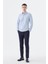 Açık Mavi Slim Fit Klasik Yaka Uzun Kol Klasik Model Gömlek 2