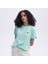 EF174-MNT Bisiklet Yaka Kadın T-Shirt - Mint 3