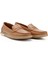 Kadın Taba Antik Rok Hakiki Deri Comfort Loafer 1