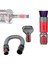 Dyson V7/V8/V10/V11/V15 Elektrikli Süpürge Aksesuarları Uzatma Esnek Hortumu Için 4 Adet Kalıntı Bırakmayan Toz Fırçası Hortumu Seti (Yurt Dışından) 2
