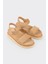 Naturel Deri Kadın Sandalet 2