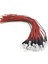 100 Adet Lot 20 cm Önceden Kablolanmış 5 mm LED Işık Lambası Ampul Önceden Kablolanmış Yayan Diyotlar Dıy Ev Dekorasyonu Için DC3.7V-12V D (Yurt Dışından) 4