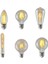 4W Vintage E27 Ampul C35 ST64 G80 G95 G125 T185 LED Retro 2200K Armatür Dekorasyon Aydınlatma (Yurt Dışından) 1