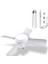 LED Fan Işık Kısılabilir Vida Akıllı Uzaktan Kumanda Entegre Tavan Yatak Odaları Için Uygun (Yurt Dışından) 2
