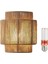 Japon Wabi-Sabi Retro Rattan Dokuma Duvar Lambası LED Aplikler E27 Ampullü Oturma Odası Yatak Odası Başucu Koridor (Yurt Dışından) 1