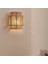 Japon Wabi-Sabi Retro Rattan Dokuma Duvar Lambası LED Aplikler E27 Ampullü Oturma Odası Yatak Odası Başucu Koridor (Yurt Dışından) 3