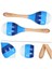 Maracas El Perküsyon Çıngırakları, Çocuklar Yetişkinler Için Ahşap Rumba Çalkalayıcı Müzik Aleti, 2'li Set, Mavi (Yurt Dışından) 5