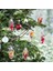Noel Şeffaf Plastik Ampul Şeklinde Süsler Ev Partisi Dekoru Için Xmas 10 Adet (Yurt Dışından) 3