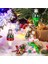 Noel Şeffaf Plastik Ampul Şeklinde Süsler Ev Partisi Dekoru Için Xmas 10 Adet (Yurt Dışından) 4