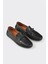 Siyah Deri Erkek Loafer 2