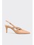 Naturel Kadın Topuklu Ayakkabı 1