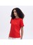Ellesse EF174-RD Bisiklet Yaka Kadın T-Shirt - Kırmızı 3