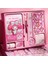 Sanrio My Melody Anime Kawaii Kalem Defter Cetvel Kırtasiye Seti Sevimli Karikatür Siyah Pirinç Çıkartmalar Çocuk Okul Hediyeleri Oyuncaklar (Yurt Dışından) 2