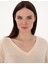 Kadın Krem Comfort Fit Tişört 50301492-VR071 2