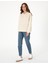 Kadın Krem Comfort Fit Sweatshirt 50301468-VR071 4
