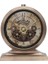Premium Serisi Antik Eskitme Kadranlı Döner Çarklı 32X28 cm Ev ve Ofis Masa ve Duvar Saati Rakamlı Bronz 1