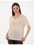 Kadın Krem Comfort Fit Tişört 50301492-VR071 3