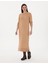 Kadın Bej Melanj Regular Fit Triko Elbise 50300115-VR156 1
