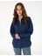 Kadın Lacivert Regular Fit Modal Kumaş Sweatshirt 50308116-VR033 1