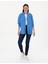 Kadın Mavi Comfort Fit Uzun Kollu Gömlek 50311566-VR036 4