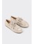 Bej Deri Kadın Günlük Ayakkabı 2
