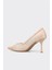 Bej Kadın Topuklu Ayakkabı 3