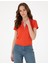 Kadın Kırmızı Slim Fit Basic Tişört 50306039-VR030 3