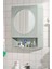 Aynalı Banyo Duvar Dolabı Raflı 44X59CM Plastik Dolap LA008 1
