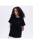 EF174-BK Bisiklet Yaka Kadın T-Shirt - Siyah 3