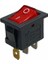 Tuşlu Anahtar Mini Işıklı (3 Fiş) (On-Off) (20*12 Mm) Kırmızı 1
