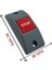 DURACAK İKAZ BUTONU DÜZ TİP GRİ (DİK) (81*38 MM) 3