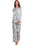 Kadın Desenli Pijama Takım 2029 1