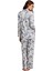 Kadın Desenli Pijama Takım 2029 3
