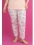 X-Dreamy Büyük Beden Pamuklu Çiçekli Kısa Kollu Pijama Takımı 4