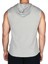 Training Kapüşonlu Kolsuz T-Shirt Gri 6