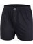 Erkek Siyah %100 Pamuk Penye Boxer 3