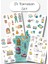 Ramazan Temalı 5'li Sticker Seti | Bullet Journal | Notebook | Ajanda | Scrapbook Için Uygun Set 1
