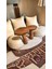 Wood Ahşap 2'li Set Konik Mantar Yan Sehpa Modern Fiskos / Kestane Renk / Zigon Sehpa Vernikli 2