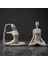 Yoga Pozu Heykel Figürü Nordics Oturma Odası Ev Dekorasyonu B (Yurt Dışından) 2
