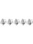 Dikiş Rulo Kenar Ayağı Evrensel 5 Adetpaket 3mm-7mm Kavisli Kaydırma (Yurt Dışından) 1