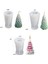 3 Adet Noel Ağaçları Mum Kalıbı 3D Dıy Silikon Mum Kalıbı (Yurt Dışından) 3