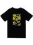 Blue Lock, Bachira Meguru Anime Baskılı Unisex %100 Pamuk Siyah T-Shirt 1