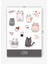 Cats Sticker | Bullet Journal | Notebook | Ajanda | Scrapbook Için Uygun Sticker 1