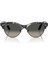 Rb 2341 143371 54 Clubmaster Way Unisex Oval Gri Kırçıllı Kombine Güneş Gözlüğü 2
