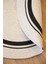 Siyah Beyaz Düz Model Jüt Halı Kilim 3