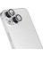 Apple iPhone 16 Plus Cl-15 Parmak Izi Bırakmayan Anti-Reflective Kamera Lens Koruyucu-Gümüş 1