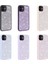 Apple iPhone 11 Kılıf Parlak Taşlı Tasarım Ston Kapak-Lila 2