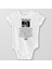 Organik Pamuk Babam Ultrason Görüntülü Bebek Body Çıtçıtlı Zıbın Badi Kısa Kol 1