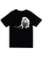 Unisex Siyah Aslan Baskılı T-Shirt 1